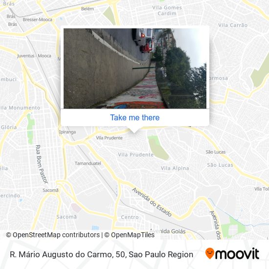 R. Mário Augusto do Carmo, 50 map