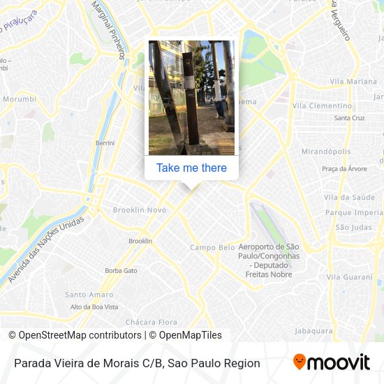 Parada Vieira de Morais C/B map