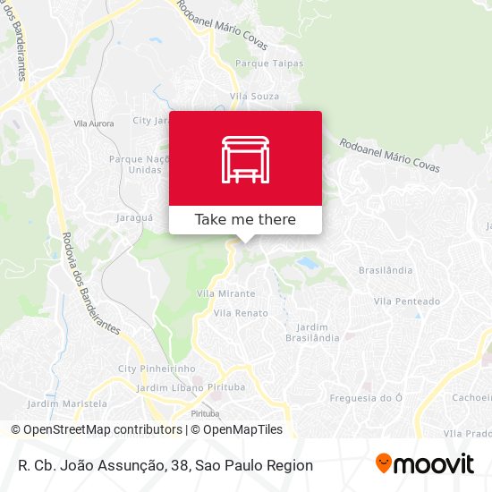R. Cb. João Assunção, 38 map