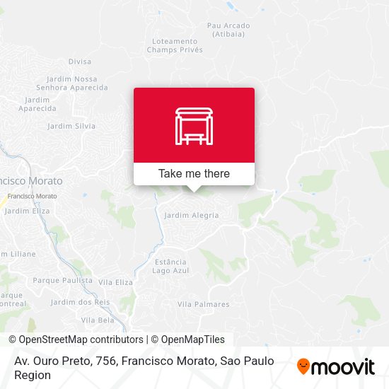 Av. Ouro Preto, 756, Francisco Morato map