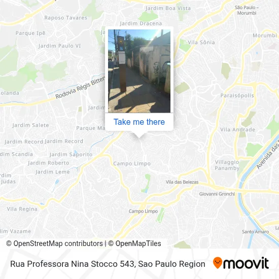 Rua Professora Nina Stocco 543 map