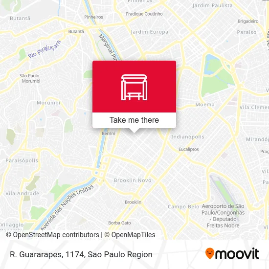 R. Guararapes, 1174 map