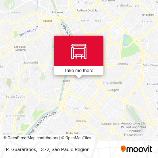 R. Guararapes, 1372 map