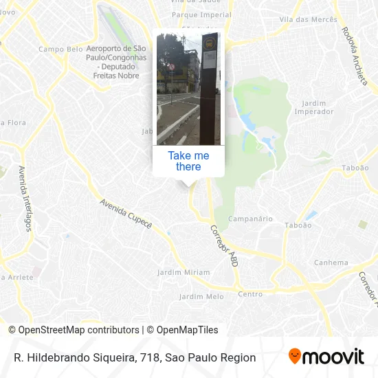 R. Hildebrando Siqueira, 718 map