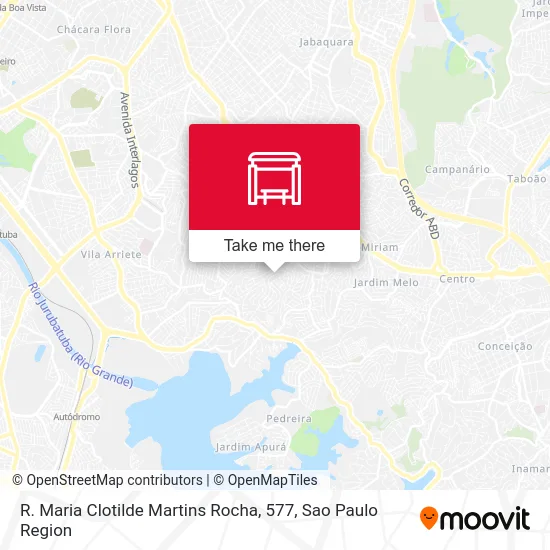R. Maria Clotilde Martins Rocha, 577 map