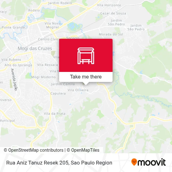 Rua Aniz Tanuz Resek 205 map