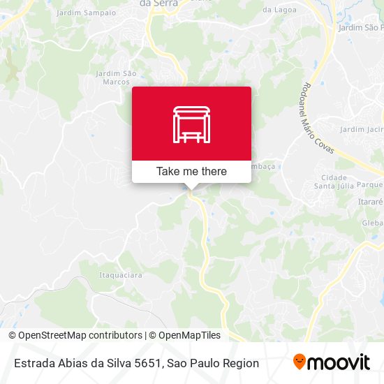 Estrada Abias da Silva 5651 map