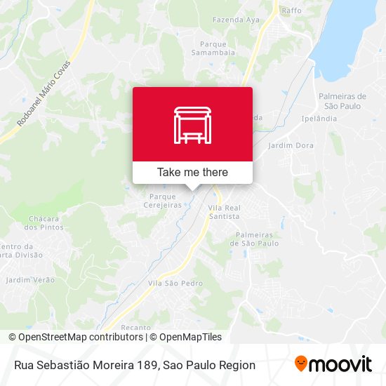 Rua Sebastião Moreira 189 map