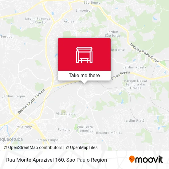 Rua Monte Aprazível 160 map