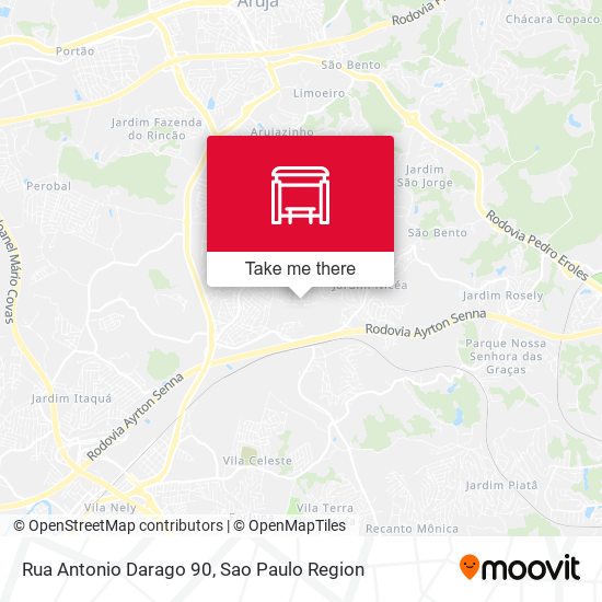 Rua Antonio Darago 90 map