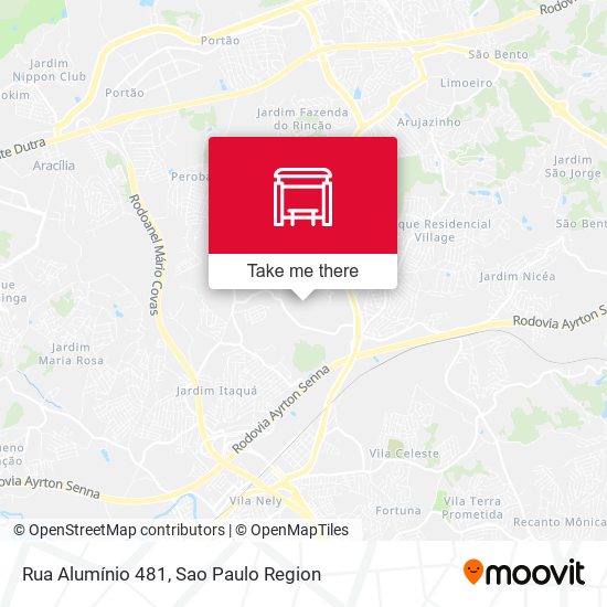 Rua Alumínio 481 map