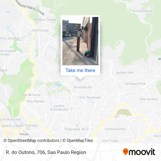 R. do Outono, 706 map