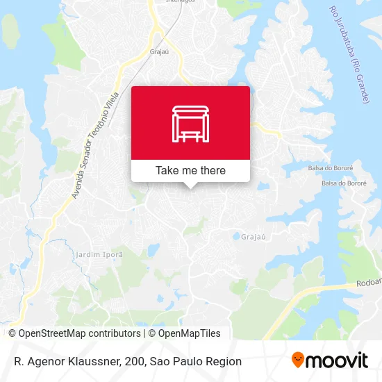 R. Agenor Klaussner, 200 map