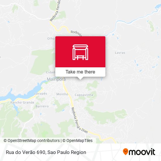 Rua do Verão 690 map