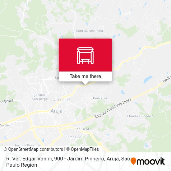 R. Ver. Edgar Vanini, 900 - Jardim Pinheiro, Arujá map