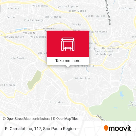 R. Camalotilho, 117 map