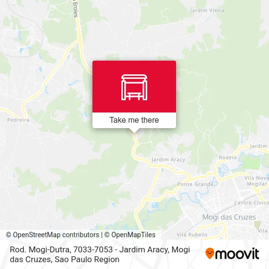 Rod. Mogi-Dutra, 7033-7053 - Jardim Aracy, Mogi das Cruzes map