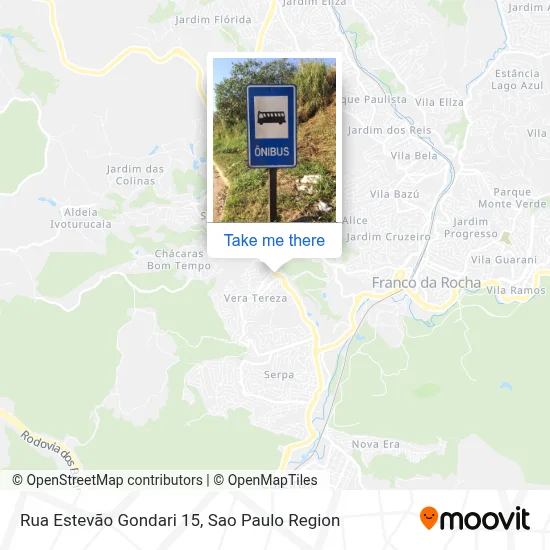 Rua Estevão Gondari 15 map