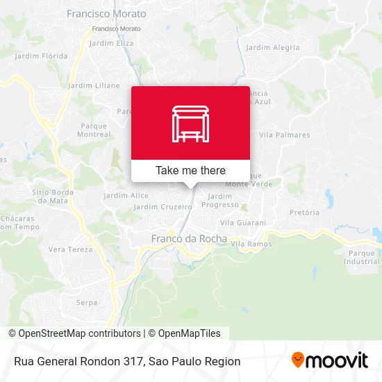 Rua General Rondon 317 map