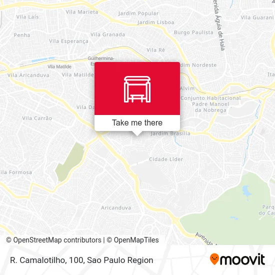 R. Camalotilho, 100 map