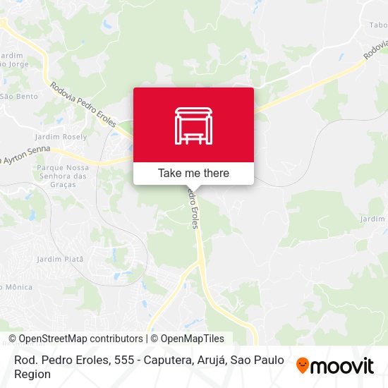 Rod. Pedro Eroles, 555 - Caputera, Arujá map