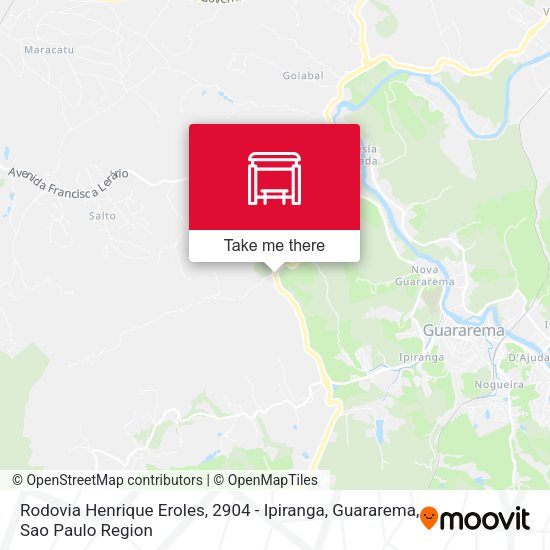 Rodovia Henrique Eroles, 2904 - Ipiranga, Guararema map