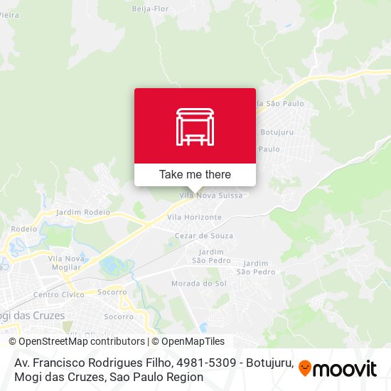 Av. Francisco Rodrigues Filho, 4981-5309 - Botujuru, Mogi das Cruzes map