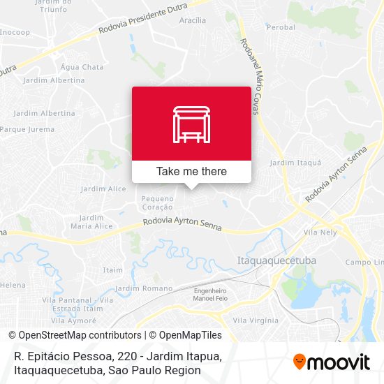R. Epitácio Pessoa, 220 - Jardim Itapua, Itaquaquecetuba map