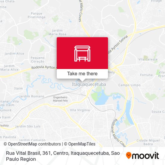 Rua Vital Brasil, 361, Centro, Itaquaquecetuba map