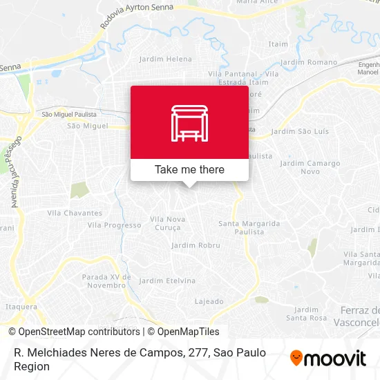 R. Melchiades Neres de Campos, 277 map