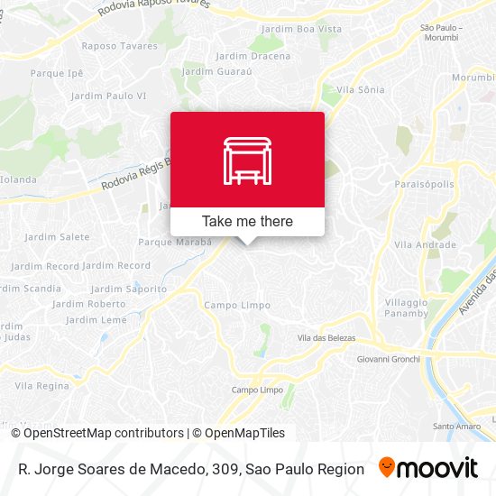 R. Jorge Soares de Macedo, 309 map