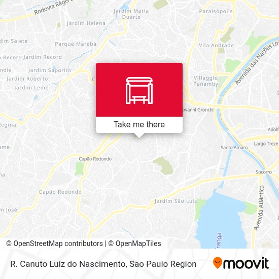 R. Canuto Luiz do Nascimento map