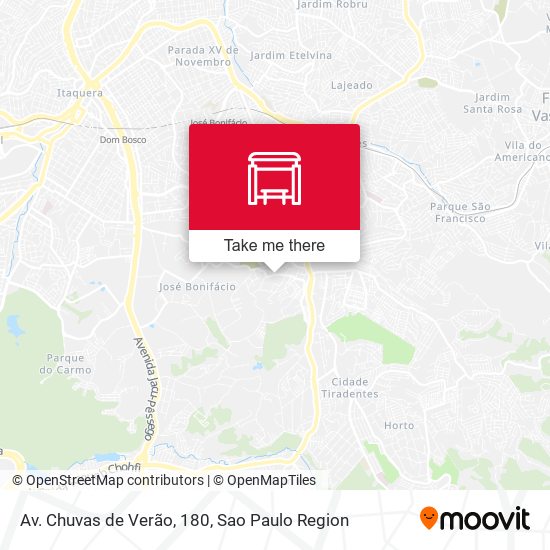 Av. Chuvas de Verão, 180 map