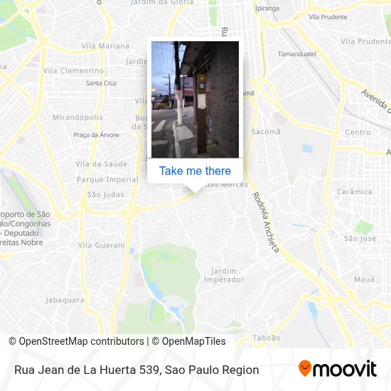 Rua Jean de La Huerta 539 map