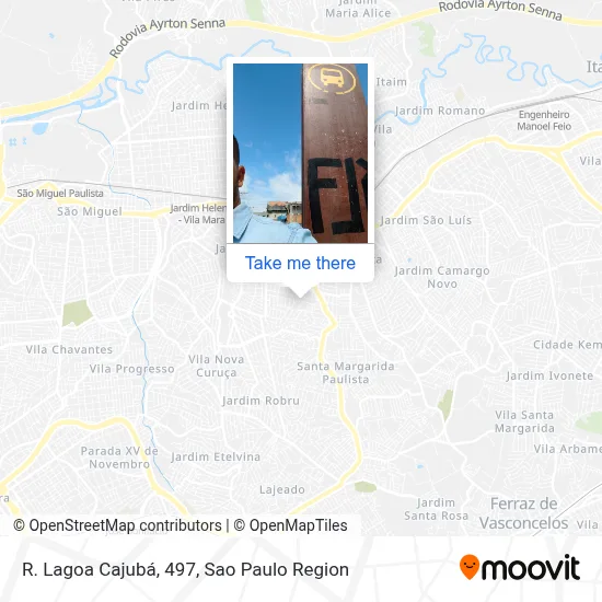 R. Lagoa Cajubá, 497 map