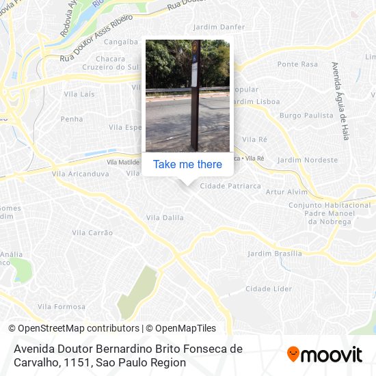 Avenida Doutor Bernardino Brito Fonseca de Carvalho, 1151 map