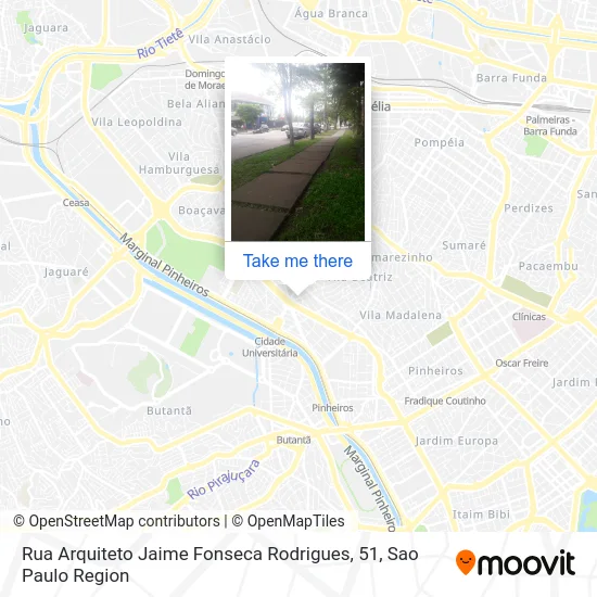 Rua Arquiteto Jaime Fonseca Rodrigues, 51 map
