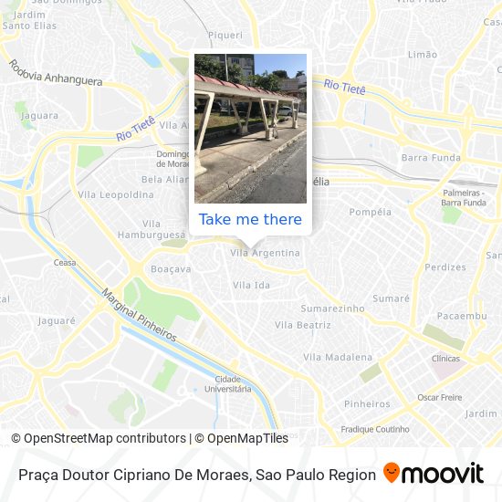 Praça Doutor Cipriano De Moraes map