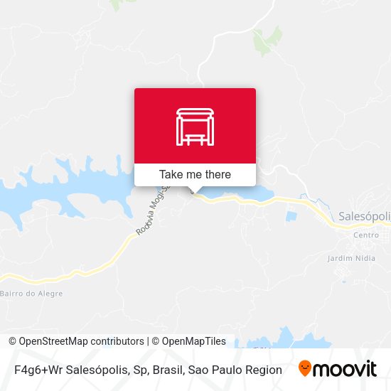 F4g6+Wr Salesópolis, Sp, Brasil map