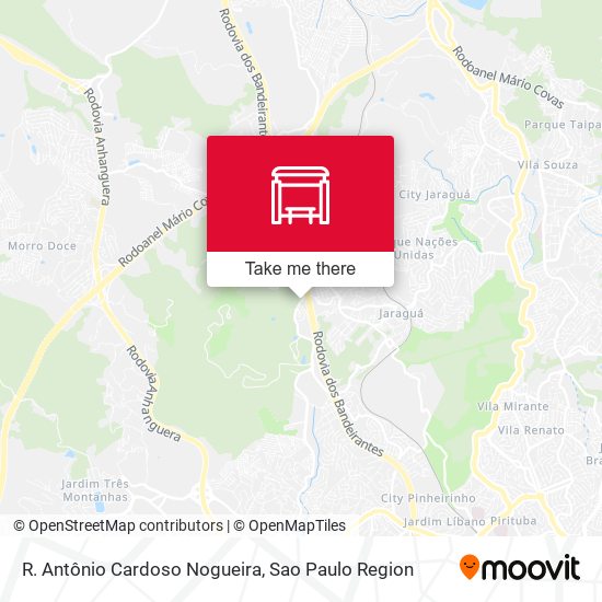 R. Antônio Cardoso Nogueira map