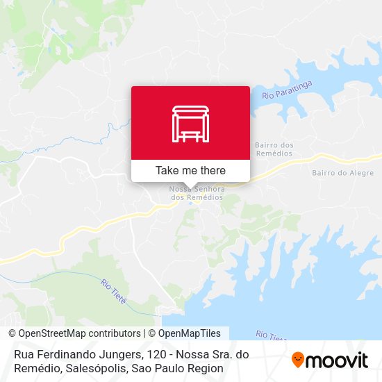 Rua Ferdinando Jungers, 120 - Nossa Sra. do Remédio, Salesópolis map