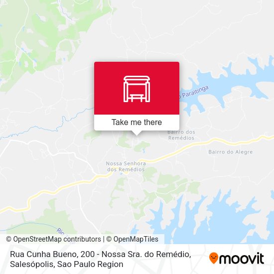 Rua Cunha Bueno, 200 - Nossa Sra. do Remédio, Salesópolis map