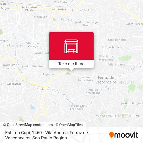 Estr. do Cupi, 1460 - Vila Andrea, Ferraz de Vasconcelos map