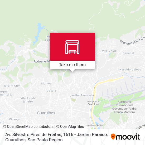 Av. Silvestre Pires de Freitas, 1616 - Jardim Paraiso, Guarulhos map