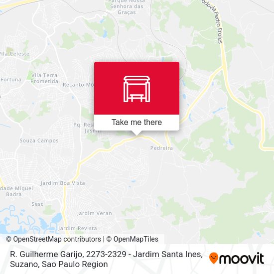 R. Guilherme Garijo, 2273-2329 - Jardim Santa Ines, Suzano map