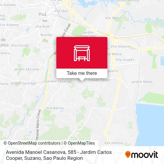 Avenida Manoel Casanova, 585 - Jardim Carlos Cooper, Suzano map