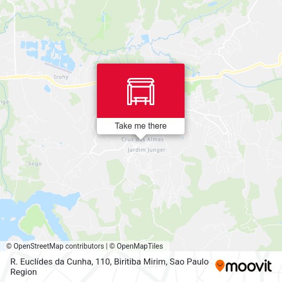 R. Euclídes da Cunha, 110, Biritiba Mirim map