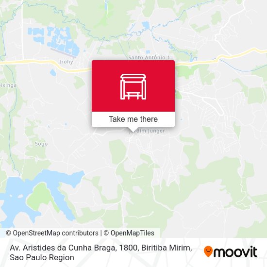 Av. Aristides da Cunha Braga, 1800, Biritiba Mirim map
