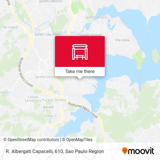 R. Albergati Capacelli, 610 map