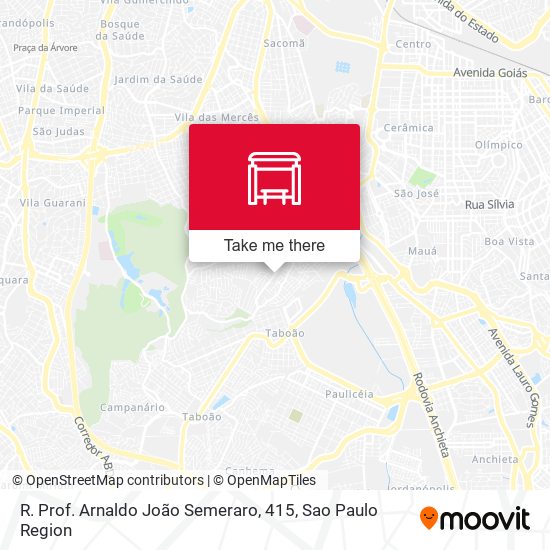 R. Prof. Arnaldo João Semeraro, 415 map